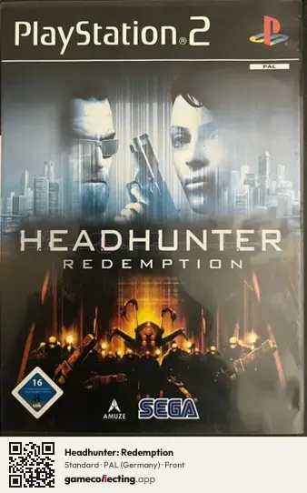 Headhunter: Redemption PlayStation 2, Germany box front