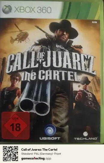 Call of Juarez: The Cartel Xbox 360, Germany box front
