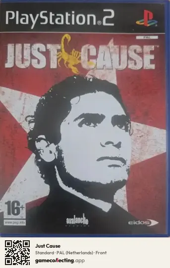 Just Cause PlayStation 2, Netherlands box front