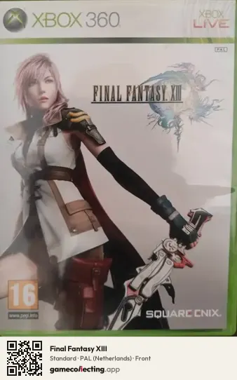 Final Fantasy XIII Xbox 360, Netherlands box front