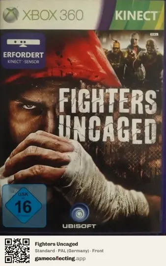 Fighters Uncaged Xbox 360, Germany box front
