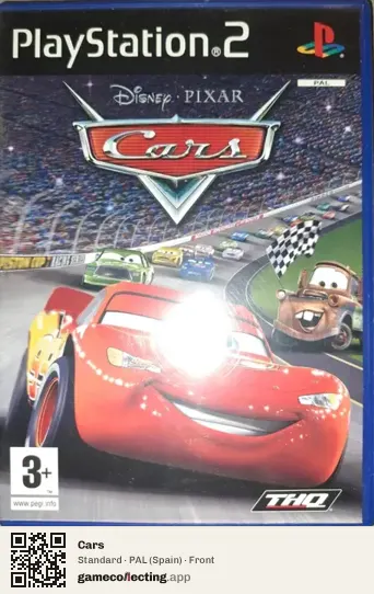 Cars PlayStation 2, Spain box front