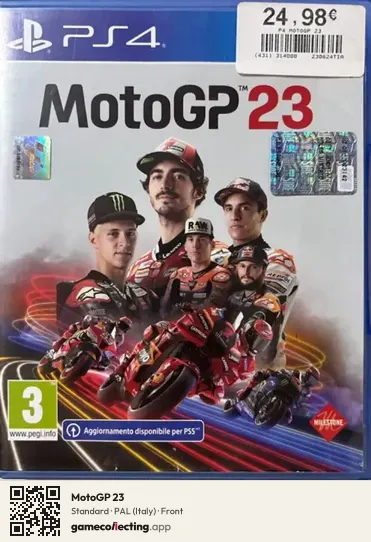 MotoGP 23 PlayStation 4, Italy box front