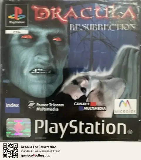 Dracula The Resurrection PlayStation, Germany box front