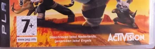 DreamWorks Kung Fu Panda, the PEGI square on its front