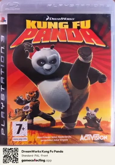 DreamWorks Kung Fu Panda PlayStation 3, PAL box front
