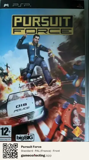 Pursuit Force PlayStation Portable, France box front
