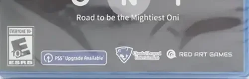 Oni: Road to be the Mightiest Oni, the ESRB box on its front