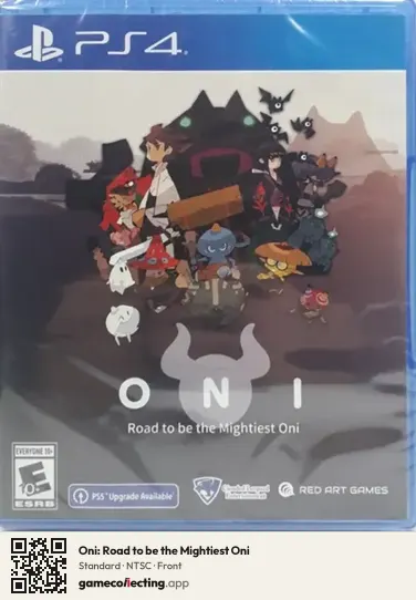 Oni: Road to be the Mightiest Oni PlayStation 4, NTSC box front