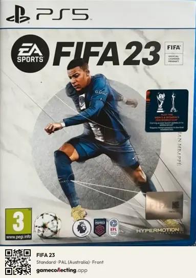 FIFA 23 PlayStation 5, Australia box front