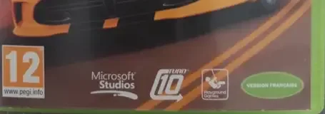 Forza Horizon, the PEGI square on its front