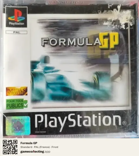 Formula GP PlayStation, France box front