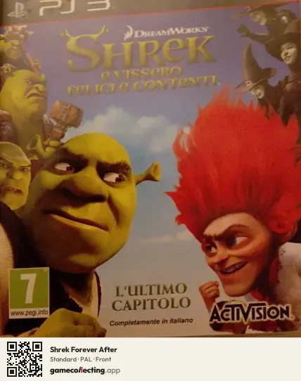 Shrek Forever After PlayStation 3, PAL box front