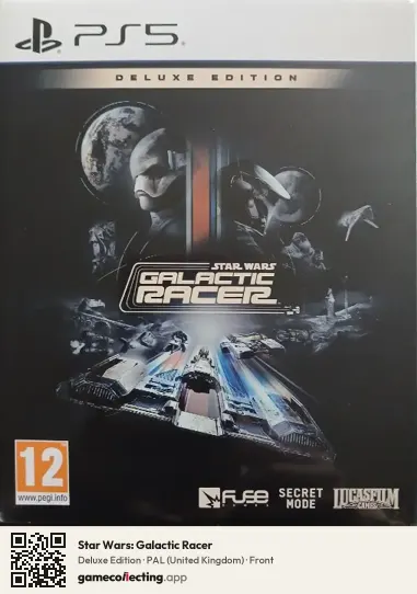 Star Wars: Galactic Racer PlayStation 5, United Kingdom box front