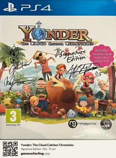 Yonder: The Cloud Catcher Chronicles PlayStation 4, PAL box front