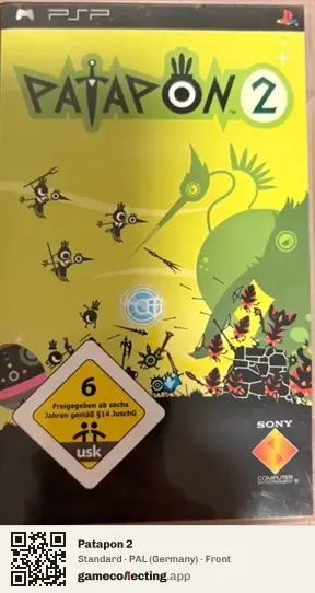 Patapon 2 PlayStation Portable, Germany box front