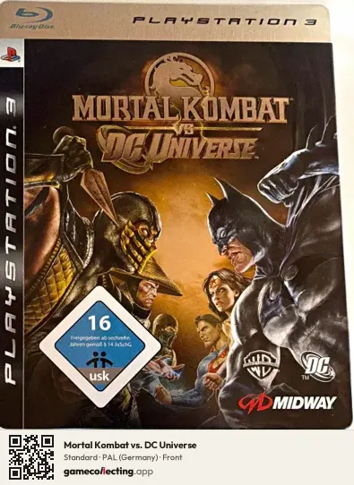 Mortal Kombat vs. DC Universe PlayStation 3, Germany box front