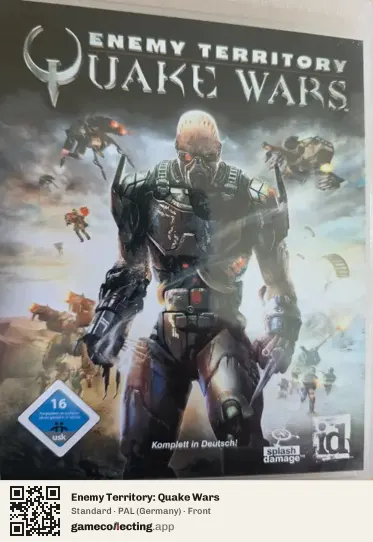 Enemy Territory: Quake Wars PlayStation 3, Germany box front