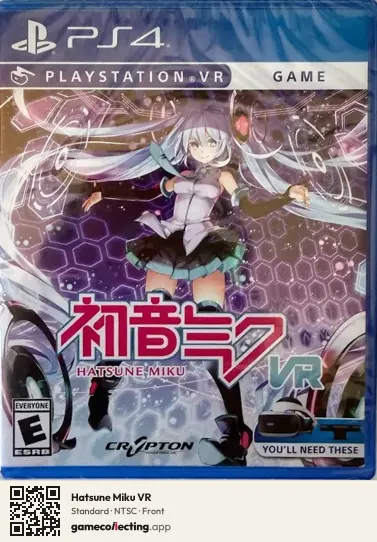 Hatsune Miku VR PlayStation 4, NTSC box front