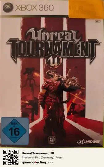 Unreal Tournament III Xbox 360, Germany box front