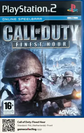 Call of Duty: Finest Hour PlayStation 2, Netherlands box front