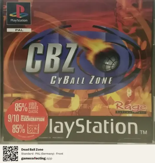 Dead Ball Zone PlayStation, Germany box front