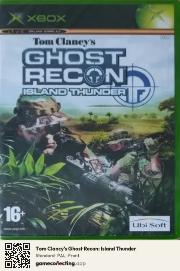 Tom Clancy's Ghost Recon: Island Thunder Xbox, PAL box front
