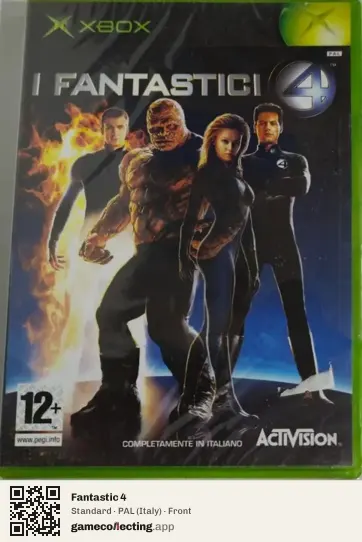 Fantastic 4 Xbox, Italy box front