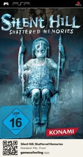 Silent Hill: Shattered Memories PlayStation Portable, PAL box front