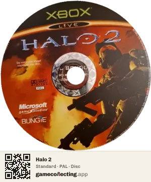 Halo 2 Xbox, PAL disc