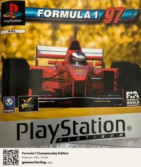 Formula 1 Championship Edition PlayStation, PAL box front