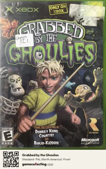 Grabbed by the Ghoulies Xbox, North America box front