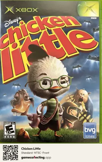 Chicken Little Xbox, NTSC box front