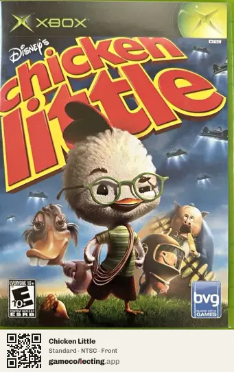 Chicken Little Xbox, NTSC box front