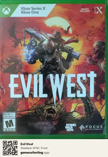 Evil West Xbox Series X, NTSC box front