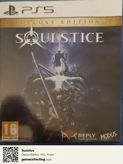 Soulstice PlayStation 5, PAL box front