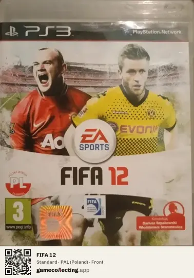 FIFA 12 PlayStation 3, Poland box front