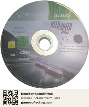 Need for Speed Rivals Xbox 360, PAL disc