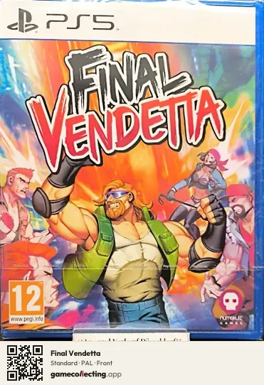 Final Vendetta PlayStation 5, PAL box front