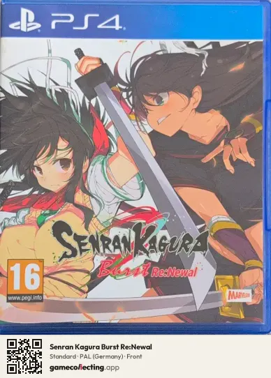 Senran Kagura Burst Re:Newal PlayStation 4, Germany box front