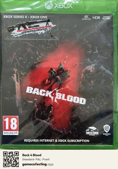 Back 4 Blood Xbox Series X, PAL box front