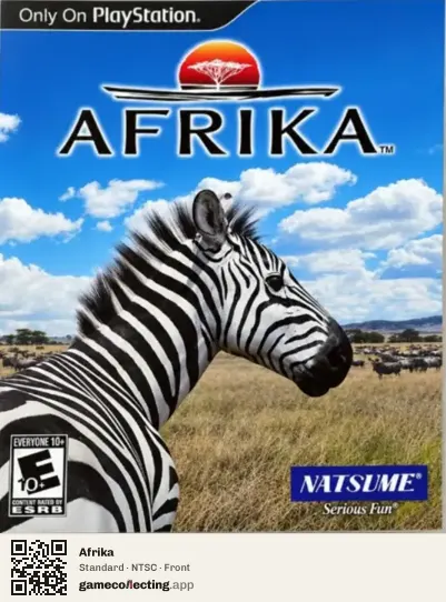 Afrika PlayStation 3, NTSC box front