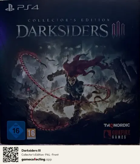 Darksiders III PlayStation 4, PAL box front