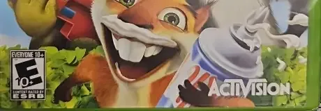 Over the Hedge, the ESRB box on its front