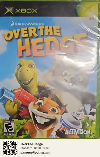 Over the Hedge Xbox, NTSC box front