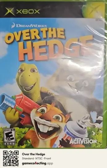 Over the Hedge Xbox, NTSC box front