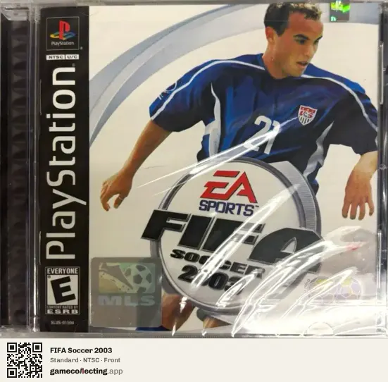 FIFA Soccer 2003 PlayStation, NTSC box front