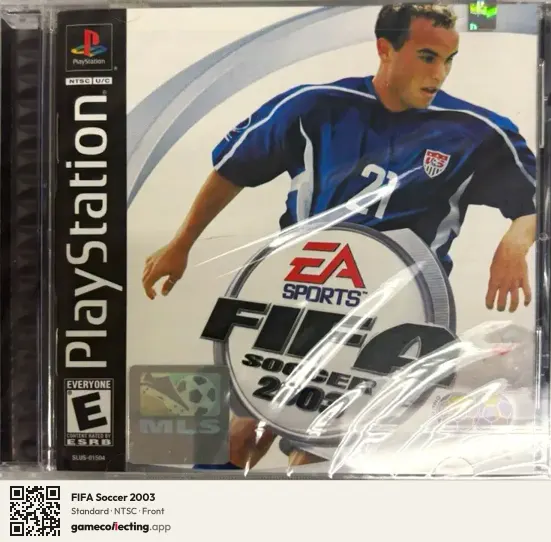 FIFA Soccer 2003 PlayStation, NTSC box front