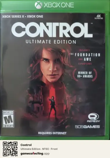 Control Xbox One, NTSC box front