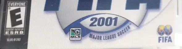 FIFA 2001, the ESRB box on its front